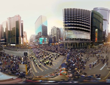 Immersiv.ly's ground-breaking 360-degree video enables you to choose your point of view at the Hong Kong pro-democracy demonstrations